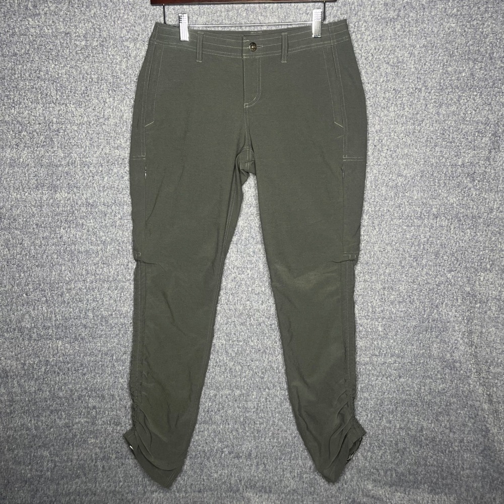KUHL Trekr is Hiking Pants Gray Ruched Leg Womens 4 Reg Hiking Fishing Outdoors